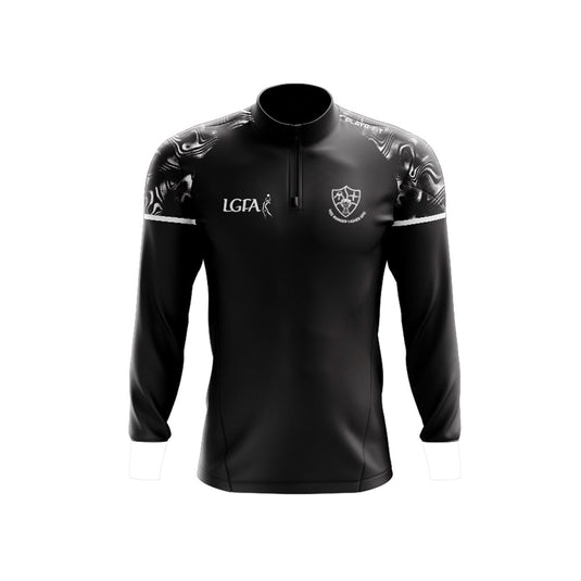 Dee Rangers Ladies GFC Midlayer (1/4 Zip) Stellar (Black) - Adults