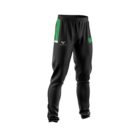 St Patricks Choral Society Skinny Pants Stelar Black Green - Adults