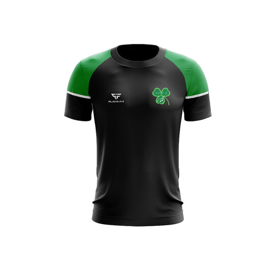 St Patricks Choral Society T-Shirt Stelar Black Green - Adults