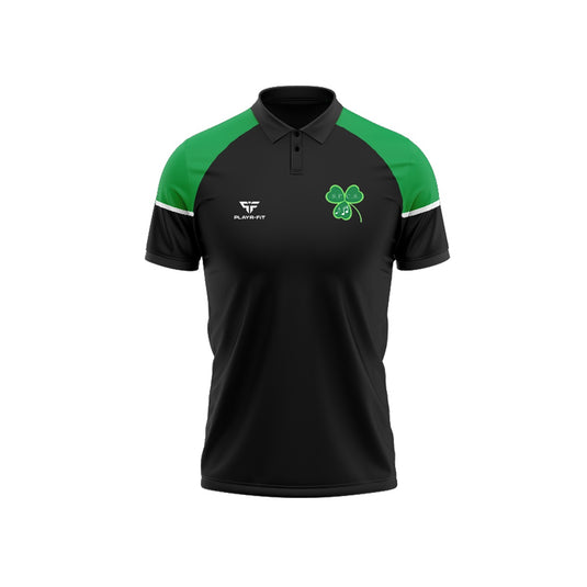 St Patricks Choral Society Polo Stelar Black Green - Adults
