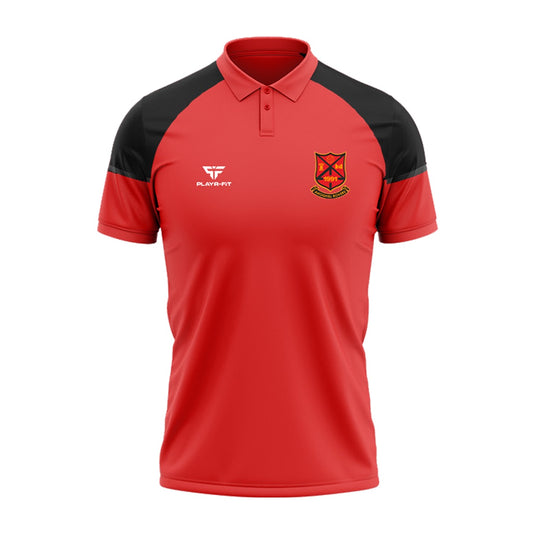 Ahoghill Rovers Polo Stellar (Red/Black) - Adults