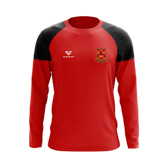 Ahoghill Rovers Crew Neck Stellar (Red/Black) - Adults