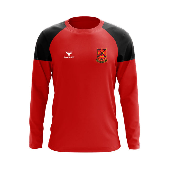 Ahoghill Rovers Crew Neck Stellar (Red/Black) - Kids