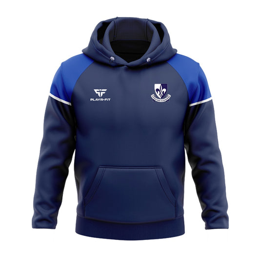 Aughnamullen CLG Hoodie Stellar (Navy/Blue/White) - Adults
