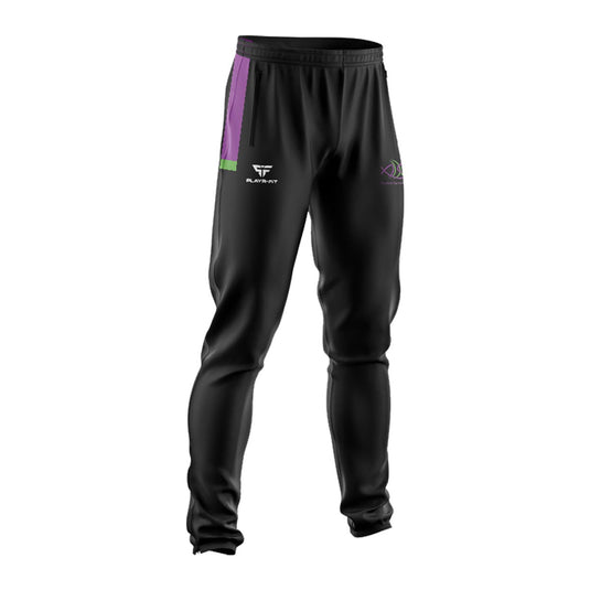 Aura Swimming Club Dundalk Skinny Pants Stellar (Black/Purple/Green) - Kids