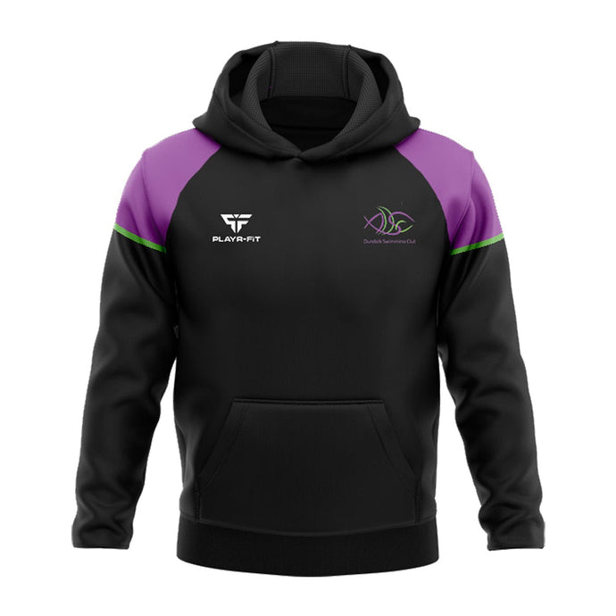 Aura Swimming Club Dundalk Hoodie Stellar (Black/Purple/Green) - Kids