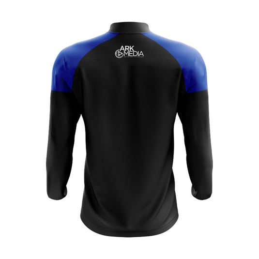 Waveney Swifts FC Midlayer (1/4 Zip) Stellar (Black/Blue) - Adults