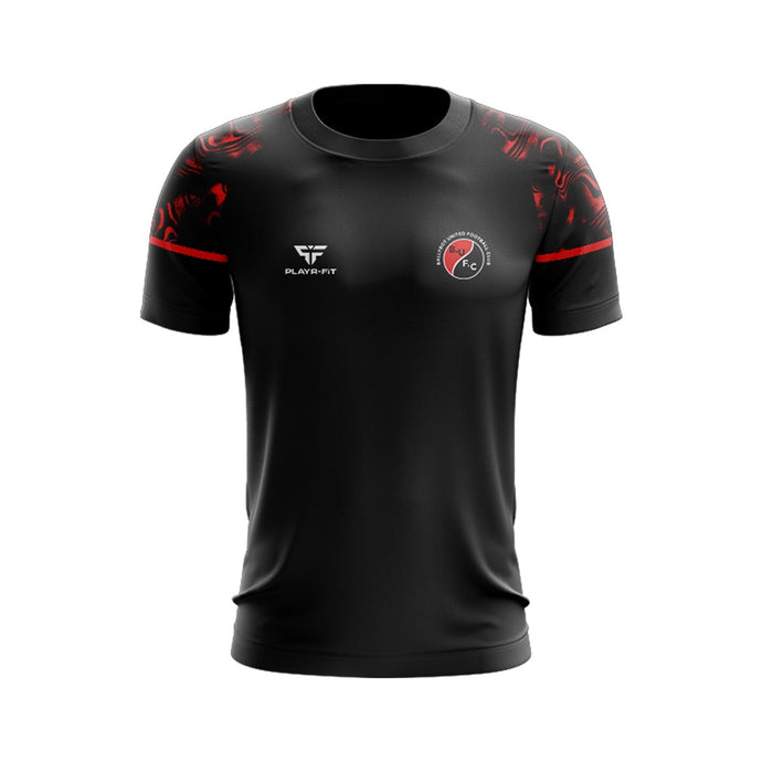 Ballybot United FC T-Shirt Stellar (Black/Red) - Adults