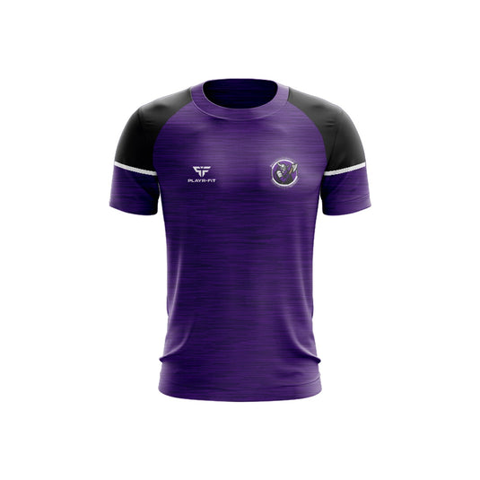 Ballyhackamore Dodgeball Club T-Shirt Stellar (Purple/Black/White) - Adults