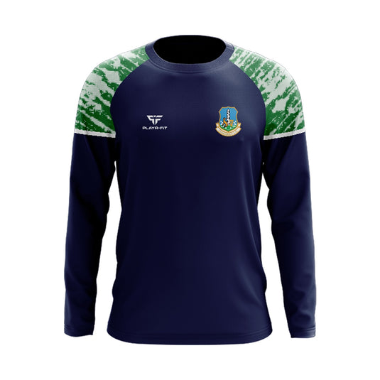 Claughan CLG Crew Neck Stellar (Navy/Green/White) - Adults