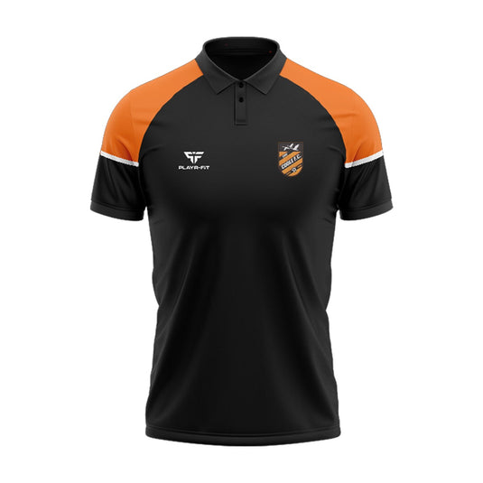 Coole FC Polo Stellar (Black/Orange) - Adults