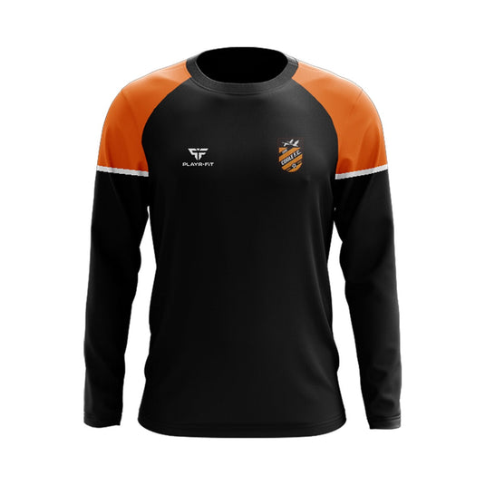 Coole FC Crew Neck Stellar (Black/Orange) - Adults