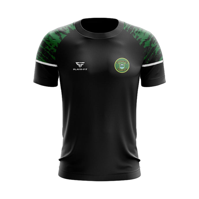 Coonagh United AFC T-Shirt Stellar (Black/Green/White) - Adults