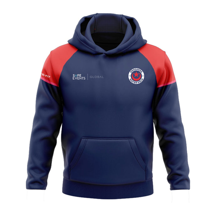 Drogheda Water Polo Ladies Hoodie Stellar (Navy/Red/Pink) - Adults