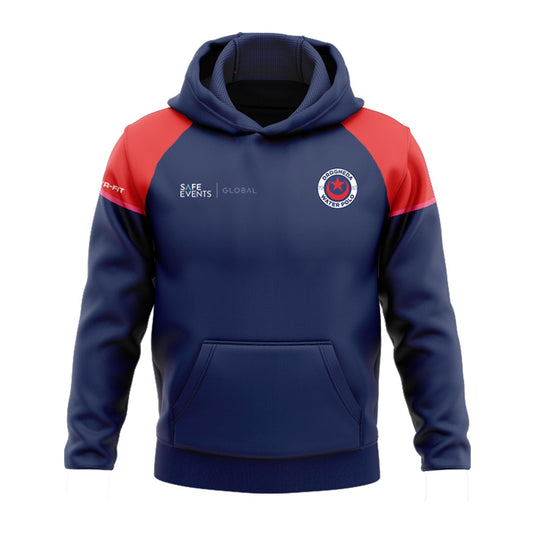 Drogheda Water Polo Ladies Hoodie Stellar (Navy/Red/Pink) - Adults