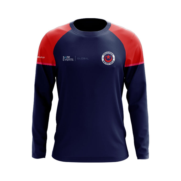 Drogheda Water Polo Ladies Crew Neck Stellar (Navy/Red/Pink) - Adults