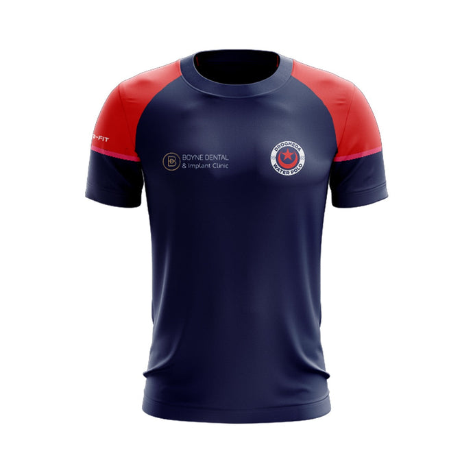 Drogheda Water Polo Ladies T-Shirt Stellar (Navy/Red/Pink) - Kids