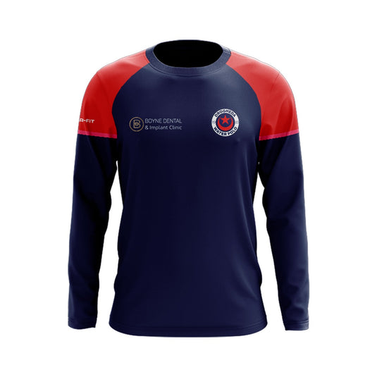 Drogheda Water Polo Ladies Crew Neck Stellar (Navy/Red/Pink) - Kids