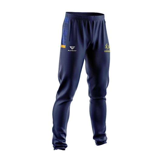 Clones Athletics Club Skinny Pants Stellar Navy/Blue/Yellow - Adults