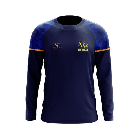 Clones Athletics Club Crew Neck Stellar Navy/Blue/Yellow - Adults
