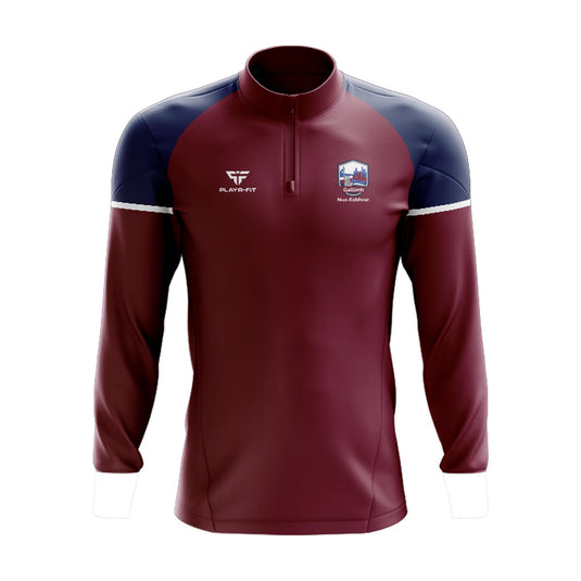 Galway NY IRE Midlayer (1/4 Zip) Stellar Maroon/Navy - Adults