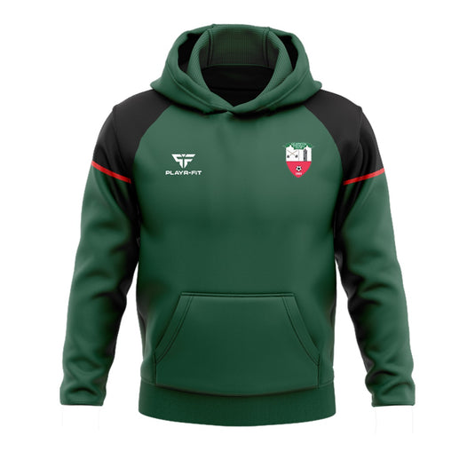Glasnevin FC Hoodie Stellar (Green/Black/Red) - Adults