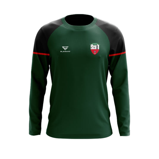 Glasnevin FC Crew Neck Stellar (Green/Black/Red) - Adults