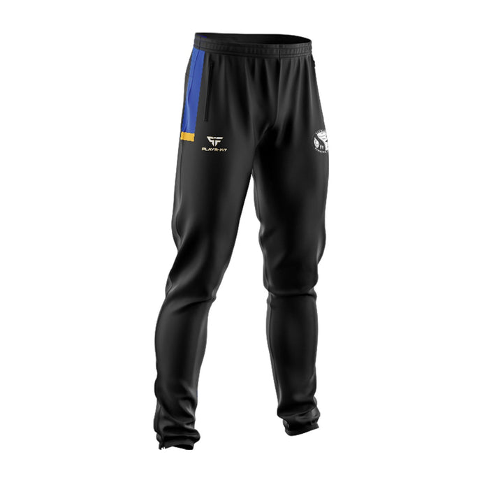 Glenlough Running Club Skinny Pants Stellar (Blue/Yellow) - Adults