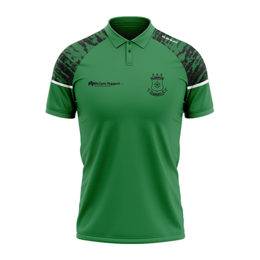 Lisdrum FC Polo (Green/Black) - Adults