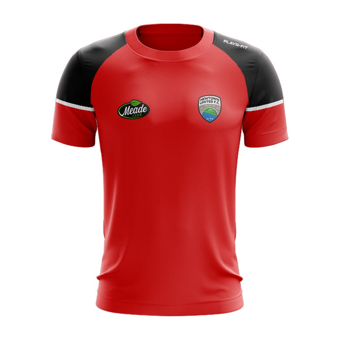 Newtown United FC T-Shirt Stellar (Black/Red/White) - Kids