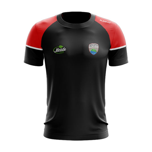 Newtown United FC T-Shirt Stellar (Black/Red/White) - Kids