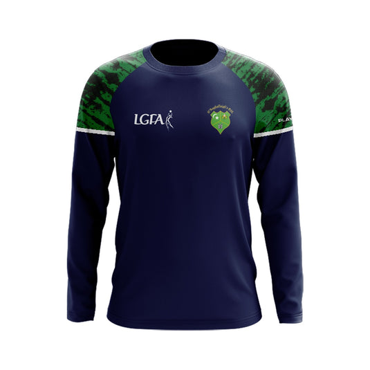O Raghallaighs LGFA Crew Neck Stellar (Navy/Green/White) - Adults