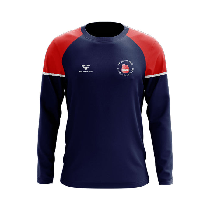 O'Hanlon Park Boxing Club Crew Neck Stellar (Navy/Red/White) - Adults