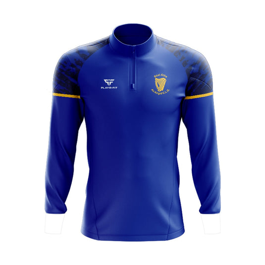 Silverbridge CLG Midlayer (1/4 Zip) Stellar (Blue/Yellow) - Kids