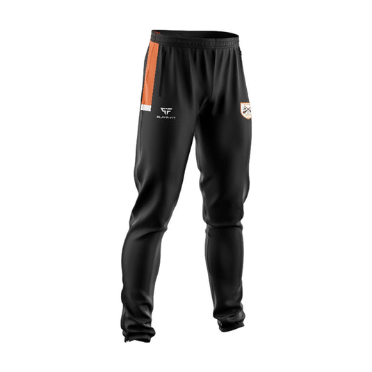 St Colums Camogie & Ladies Football Skinny Pants Stellar (Black/Orange) - Adults