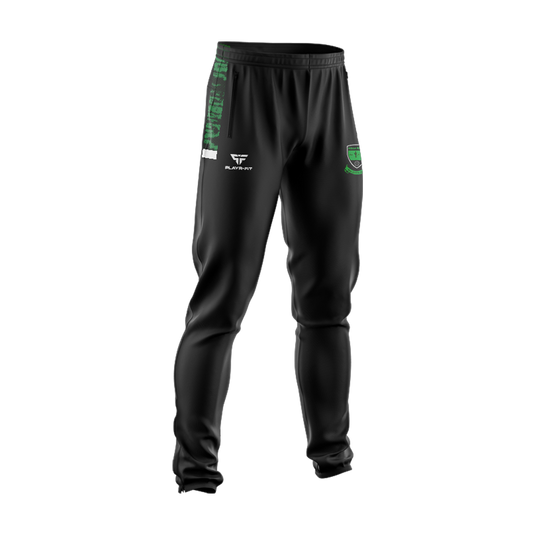 Albion Rovers FC Skinny Pants Stellar (Black/Green) - Adults