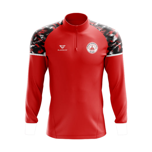 Michael Newberry CSC Midlayer (1/4 Zip) Stellar (Red) - Adults