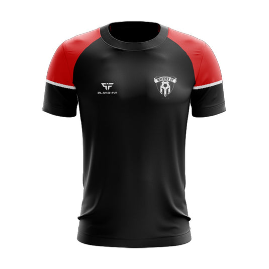 Waveney FC T-Shirt Stellar (Black/Red/White) - Kids