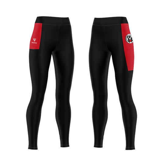 Red Star FC High Waist Leggings - Adults