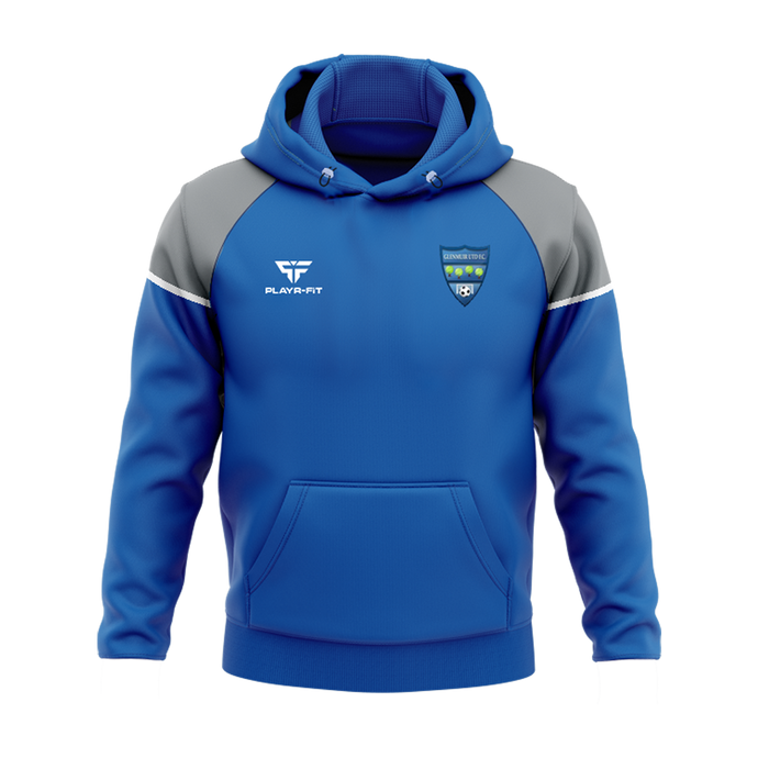 Glenmuir United FC Hoodie Stellar (Blue/Grey/White) - Kids