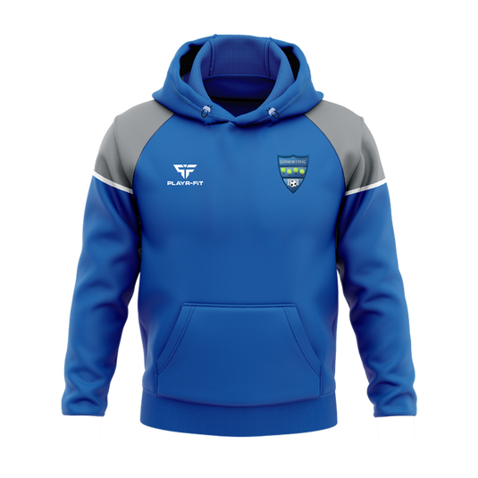 Glenmuir United FC Hoodie Stellar (Blue/Grey/White) - Kids