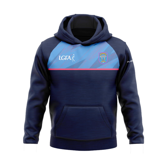 Kilmacthomas Ladies Football Hoodie (Navy/Sky/Pink) - Adults