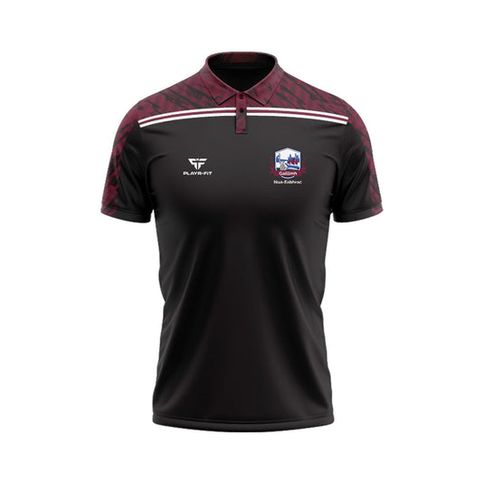 Galway NY IRE Sublimated Polo (Black) - Adults