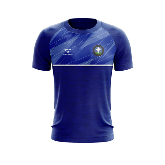 Donohill District FC T-Shirt Blue/Navy - Adults