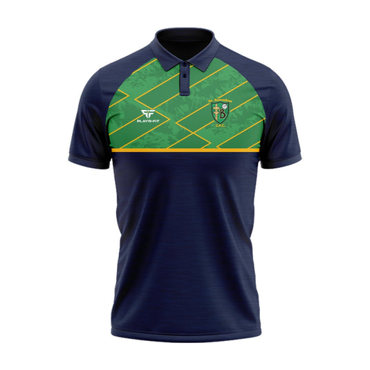 St Barnabas NY CYC Polo (Navy/Green/Yellow) - Kids