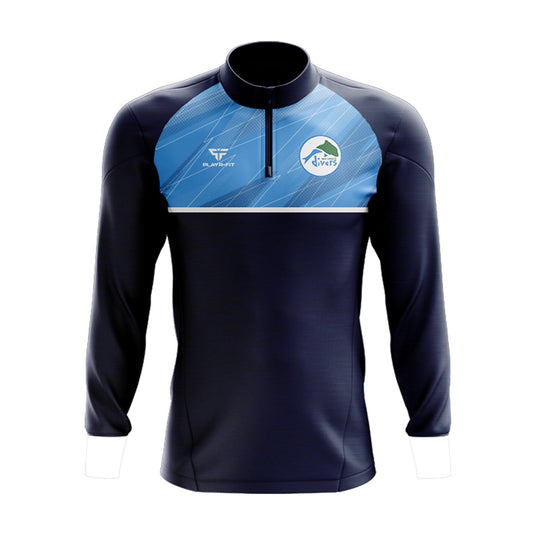 Aer Lingus Divers Midlayer (1/4 Zip) Dynamic (Navy/Sky) - Adults