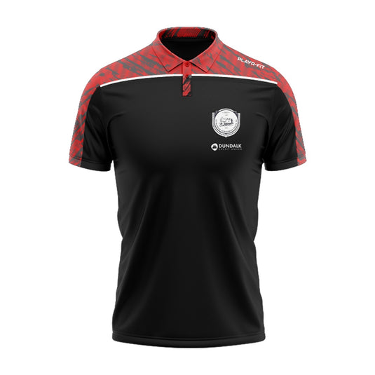 Dundalk Schoolboys League Polo (Black/Red) - Adults