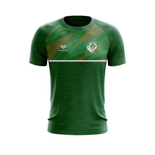 Derryhirk ROISSC T-Shirt Sublimated Panel (Green) - Adults