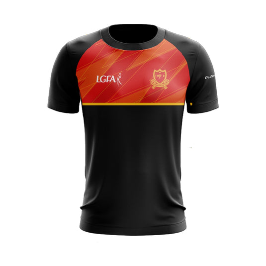 St Johns GAC Drumnaquoile T-Shirt (Black/Red/Yellow) - Adults