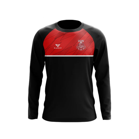 TEK United FC Crew Neck Dynamic Black/Red - Adults